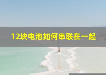 12块电池如何串联在一起