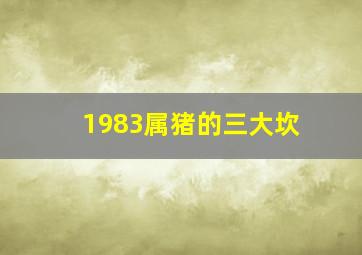 1983属猪的三大坎