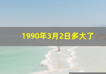 1990年3月2日多大了