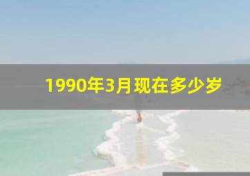 1990年3月现在多少岁