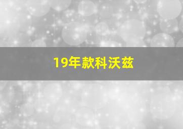 19年款科沃兹