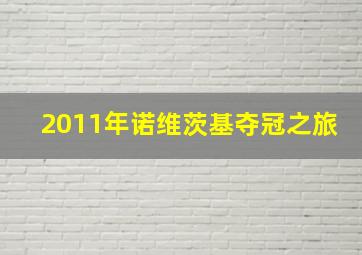 2011年诺维茨基夺冠之旅