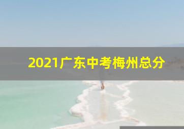 2021广东中考梅州总分