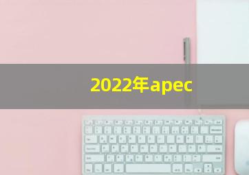 2022年apec