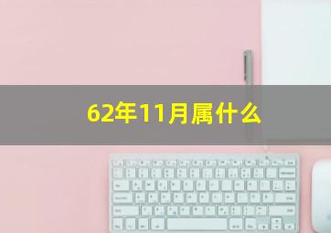 62年11月属什么