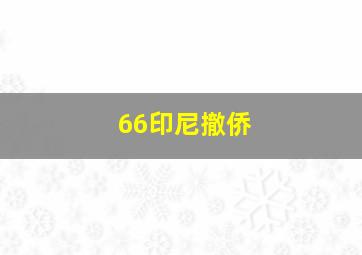 66印尼撤侨