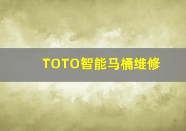 TOTO智能马桶维修