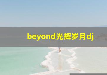 beyond光辉岁月dj