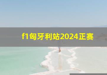 f1匈牙利站2024正赛