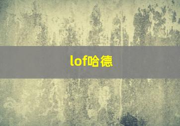 lof哈德