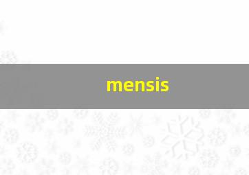 mensis