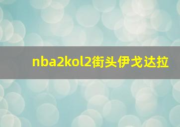 nba2kol2街头伊戈达拉