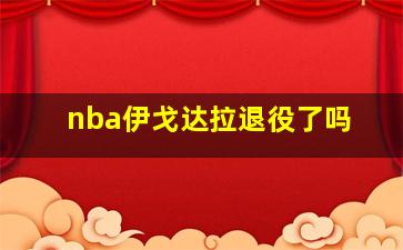 nba伊戈达拉退役了吗