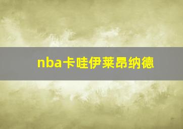 nba卡哇伊莱昂纳德