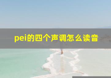 pei的四个声调怎么读音