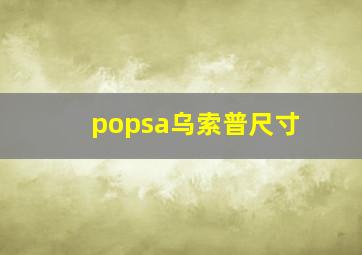 popsa乌索普尺寸