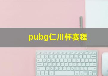 pubg仁川杯赛程