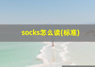 socks怎么读(标准)