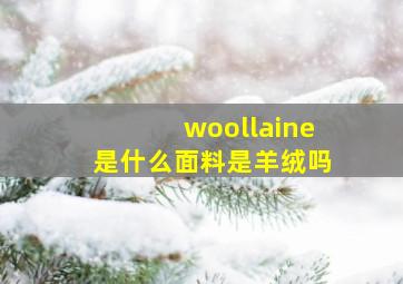 woollaine是什么面料是羊绒吗