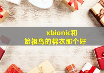 xbionic和始祖鸟的棉衣那个好