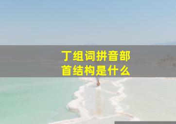 丁组词拼音部首结构是什么