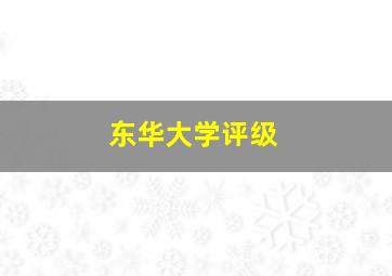 东华大学评级