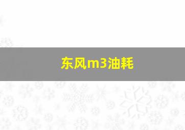 东风m3油耗