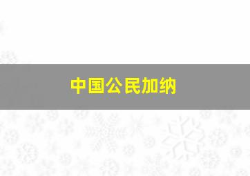 中国公民加纳