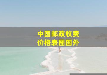 中国邮政收费价格表图国外