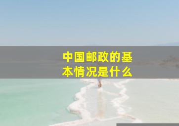 中国邮政的基本情况是什么