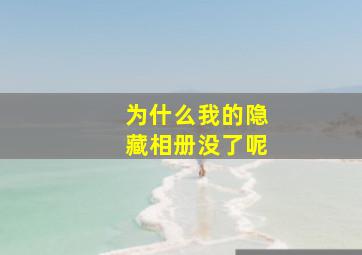 为什么我的隐藏相册没了呢