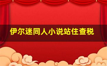 伊尔迷同人小说站住查税