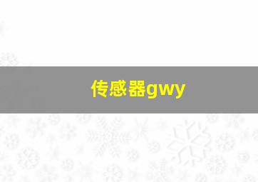 传感器gwy