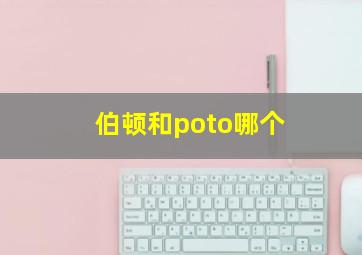 伯顿和poto哪个