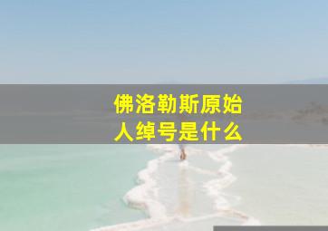 佛洛勒斯原始人绰号是什么