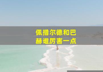 佩措尔德和巴赫谁厉害一点