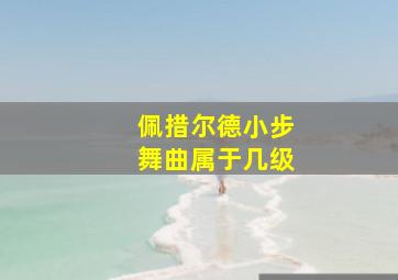 佩措尔德小步舞曲属于几级