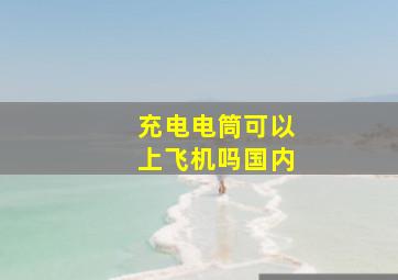 充电电筒可以上飞机吗国内