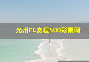 光州FC赛程500彩票网