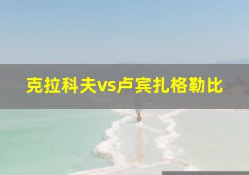 克拉科夫vs卢宾扎格勒比