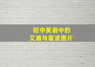 初中英语中的艾迪与霍波图片