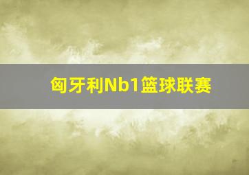 匈牙利Nb1篮球联赛