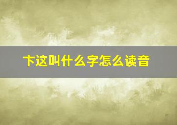 卞这叫什么字怎么读音