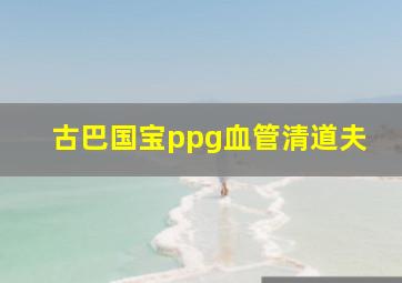 古巴国宝ppg血管清道夫