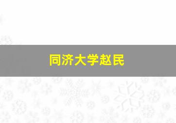 同济大学赵民