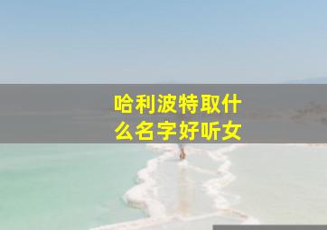 哈利波特取什么名字好听女