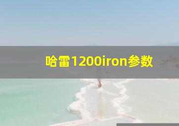 哈雷1200iron参数