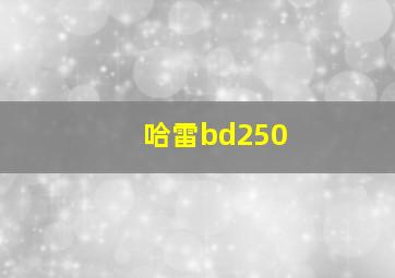 哈雷bd250