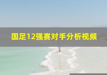 国足12强赛对手分析视频