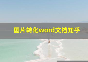 图片转化word文档知乎